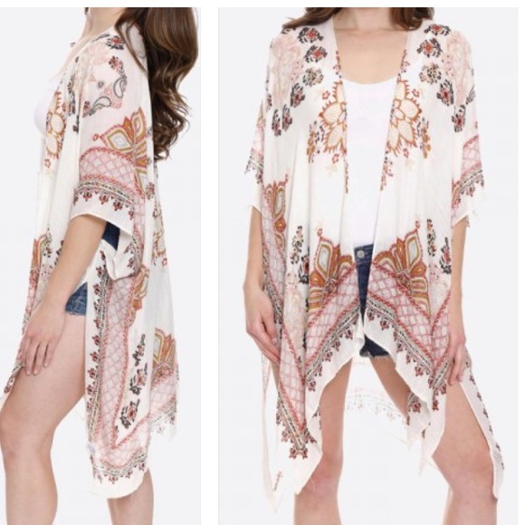 ❤️SWEET DEAL❤️ Floral print kimono - Picture 3 of 3